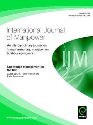 cover image of International Journal of Manpower, Volume 32, Issue 5 & 6